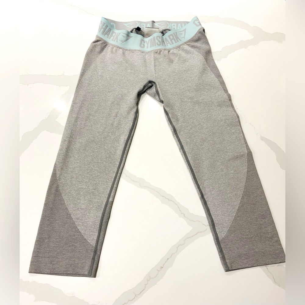 Gymshark leggings grey size small blue
